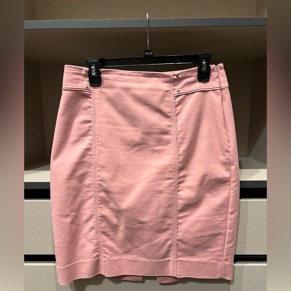 White House Black Market Pink Skirt size 8